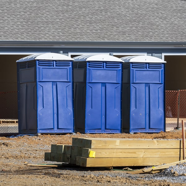 are there any restrictions on where i can place the portable restrooms during my rental period in La Salle Texas